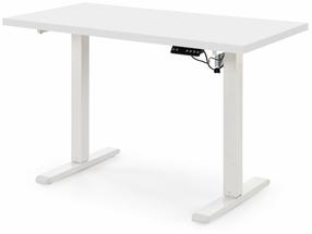 Kompiuterio stalas reguliuojamo aukščio B/54, 120 cm x 60 cm, 75 - 120 cm, balta sp.