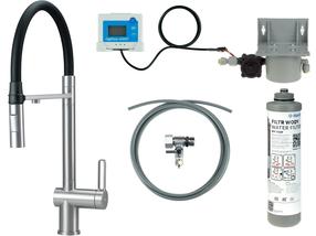 Valamusegisti Deante Magnetic BRMFF75M, must v./roostevaba teras v.