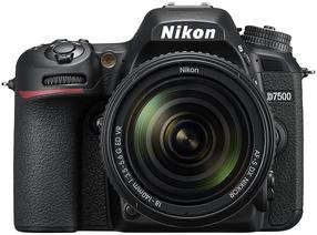 Veidrodinis fotoaparatas Nikon D7500 + AF-S DX NIKKOR 18-140mm f/3.5-5.6G ED VR, juoda sp.