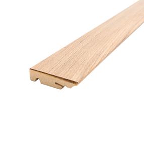Плинтус Domoletti 558650, 240 см x 5.8 см x 1.5 см x 5.8 см, дубовый цв.
