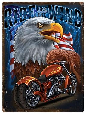 Autokleeps Avisa Ride Like The Wind, 15 cm x 20.5 cm