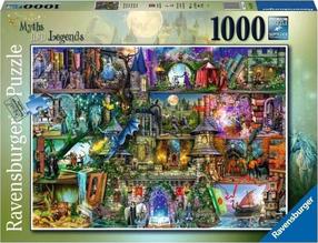 Puzle Ravensburger Aimee Stewart Myths & Legends, 50 cm x 70 cm, 1000 gab., daudzkrāsaina