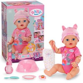 Кукла - новорожденная с аксессуарами Zapf Creation Baby born Click & Play Emma 840061, 43 см, розовый цв.