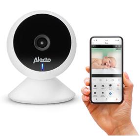Mobili auklė Alecto Smart Baby 5, balta sp./juoda sp.