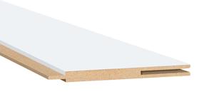 Ailes paplašinājums Domoletti, 207 cm x 11 cm x 2 cm, balta krās.