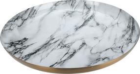 Padėklas Marble A04610340, balta sp./pilka sp.