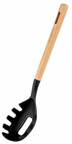 Šaukštas makaronams Florina Timber THK-081484, 38 cm, ruda/juoda