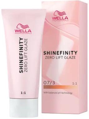 Kраска для волос Wella Professionals Shinefinity, burnt honey цв., 07/3, 60 мл
