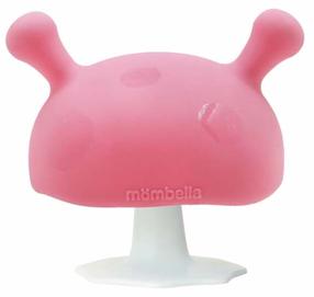 Прорезыватель Mombella Mushroom, розовый цв.