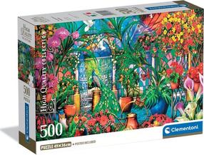Pusle Clementoni Compact The Greenhouse Caretakers 35579, 36 cm x 49 cm, 500 tk, mitmevärviline