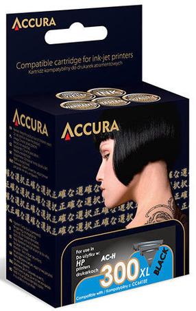 Printera kasetne Accura AC-H300BXL, melna krās.