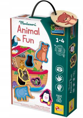 Formu škirotājs Lisciani Montessori Animal Fun, daudzkrāsaina