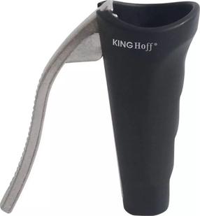 Riekstu lobīšanas knaibles King Hoff KH 1737, 11.2 cm, sudraba krās./melna krās.