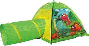 Bērnu telts ar tuneli I-Play Dinosour Tent with Tunnel 8351, 170 cm x 112 cm