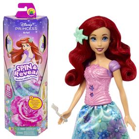 Lėlė su priedais Mattel Disney Princess Spin & Reveal Ariel, 31 cm, įvairių spalvų