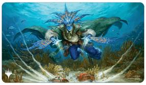 Peles paliktnis Ultra PRO Murders at Karlov Manor - Undersea Sleuth, 61 cm x 35 cm, zila krās./zaļa krās.