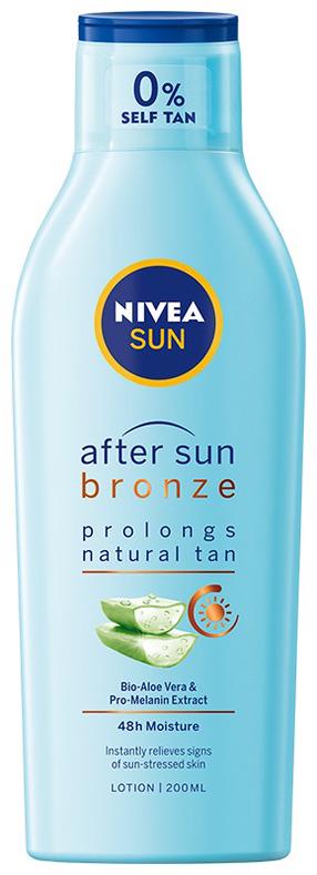 Balzamas po deginimosi Nivea Bronze, 200 ml