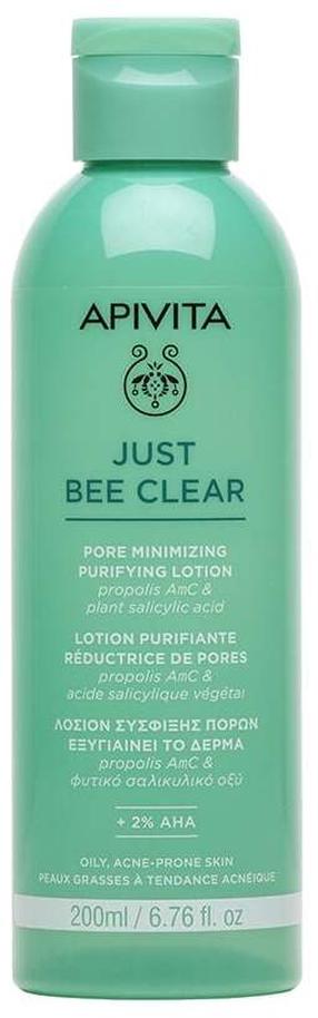 Ķermeņa losjons Apivita Just Bee Clear Purifying Pore Minimizing, 200 ml