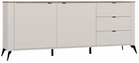 Kumode Cordoba 2D3S, kašmira krās., 75 cm x 183 cm x 43 cm