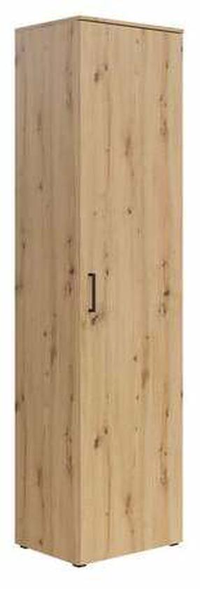 Spinta Black Red White MultiDo, artisan oak sp., 40 cm x 50 cm x 195 cm