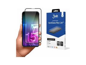 Tālruņa ekrāna aizsargstikls 3MK HardGlass Max Lite Apple iPhone 15 Pro Max, 9H, 6.7 "
