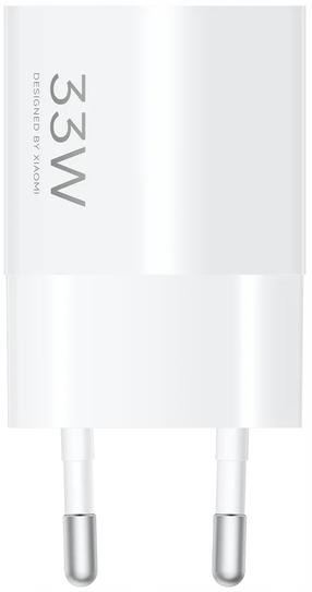 Telefono įkroviklis Xiaomi, USB Type C, balta sp., 33 W