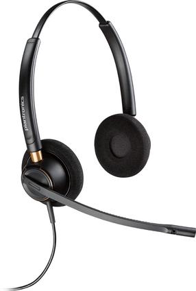 Vadu austiņas Plantronics EncorePro HW520 Binaural, melna krās.