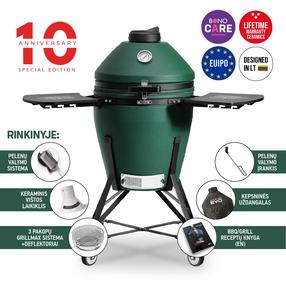 Гриль Kamado Bono ZALGIRIS EVO 22, зеленый цв., 56 см