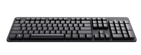 Bezvadu datora tastatūra Trust Ody II, Angļu (US), melna krās.