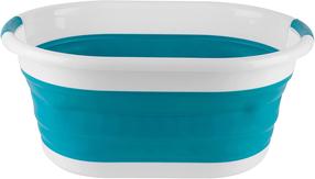 Veļas kaste Beldray Laundry Basket, 37 l, zila krās./balta krās., 62 cm x 44 cm x 8.3 cm
