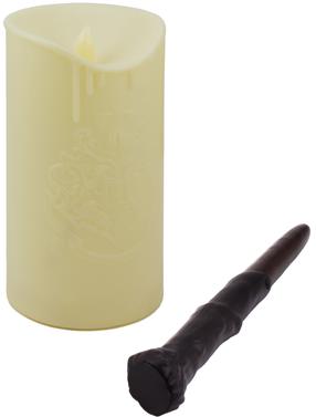 Dekorācija Paladone Harry Potter Candle Light With Wand Remote, balta krās., 2 gab.