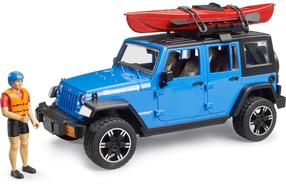 Rotaļu visurgājējs Bruder Jeep Wrangler Rubicon Unlimited, 1:16, zila krās.