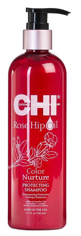 Шампунь CHI Professional Rose Hip Oil Color Nurture, 340 мл