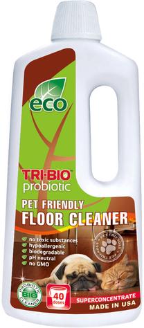 EKO valymo priemonė, grindų plovimui Tri-Bio Pet-Friendly, 0.89 l