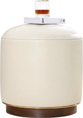 Пуф Hanah Home Milotte 209FLF1265, кремовый цв., 42 см x 42 см x 43 см