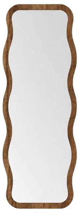 Veidrodis Kalune Design Aror, pastatomas/kabinamas, 50 cm x 160 cm, riešuto sp.