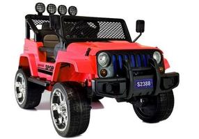 Детский электромобиль Jeep S2388, красный цв.
