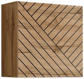 Pakabinama spintelė ASM Switch SW3, šviesiai ruda sp., 30 cm x 60 cm x 60 cm