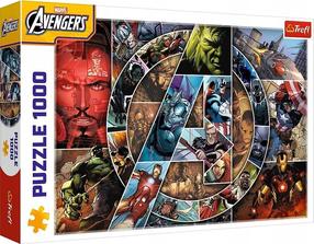 Dėlionė Trefl Marvel Avengers Heroes 10934, 48 cm x 68 cm, 1000 vnt., įvairių spalvų