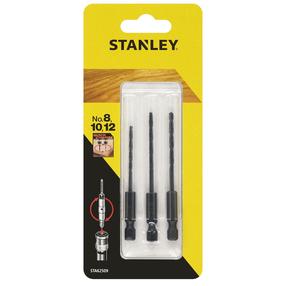 Koka urbju komplekts Stanley STA62509, koks, vītņveida, hex, 8 mm x 8.4 cm