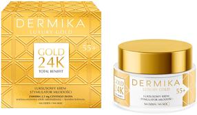 Veido kremas Dermika Luxury Gold 24K Total Benefit, 50.0 ml, 55+