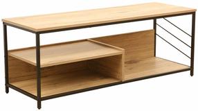 TV staliukas Home4you Dimitra, ruda sp., 120 cm x 40 cm x 45 cm
