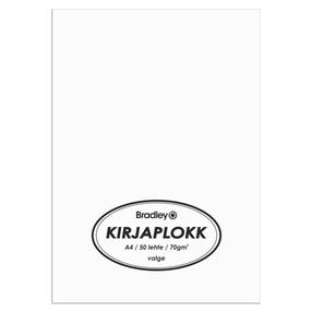 Ofisa papīrs Bradley Writing Pad, A4, 70 g/m², 50 lapu gab.