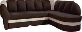 Kampinė sofa Benano Sawana 16, Soft 33, šviesiai ruda sp./tamsiai ruda sp., dešininė, 180 x 250 cm x 85 cm