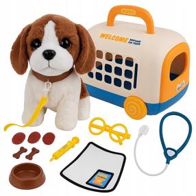 Rotaļlietu ārsta komplekts, veterinārārsta komplekts Cute Collection Lovely Pet, daudzkrāsaina