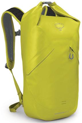 Tūristu mugursoma Osprey Transporter Roll Top WP 25, dzeltena krās., 25 l