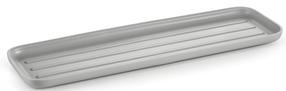 Kriauklės organizatorius - dėklas Tescoma, 28 cm x 8.5 cm x 1.5 cm, plastikas, pilka sp.