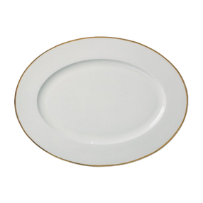 Lėkštė serviravimo Quality Ceramic Prima, 30 cm x 24 cm, balta sp.