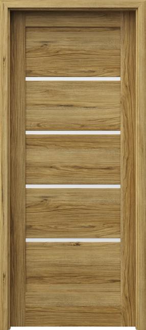 Iekšdurvju vērtne rāmis Porta Trim Lite A4, labais, katānijas ozols krās., 203 x 84.4 x 4 cm