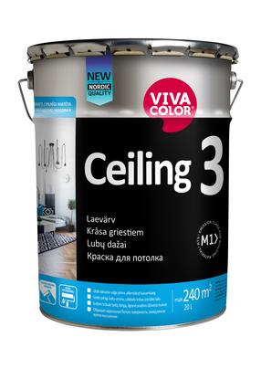Краска Vivacolor Ceiling 3, белый цв., 20 л